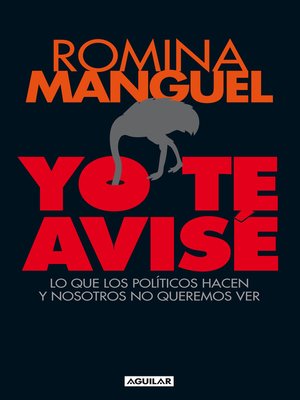 cover image of Yo te avisé